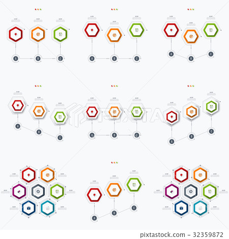 Set with infographics 32359872