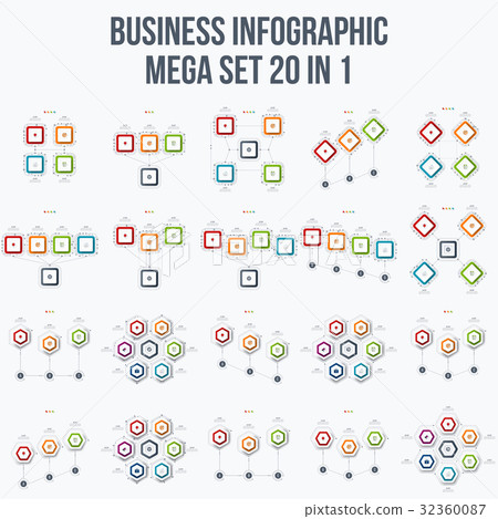 Set with infographics 32360087
