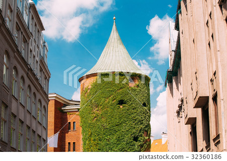 Riga, Latvia. Famous Landmark - Powder Tower. Riga, Latvia. Famous Landmark - Powder Tower. 32360186