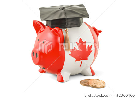 Savings for education in Canada concept Savings for education in Canada concept 32360460