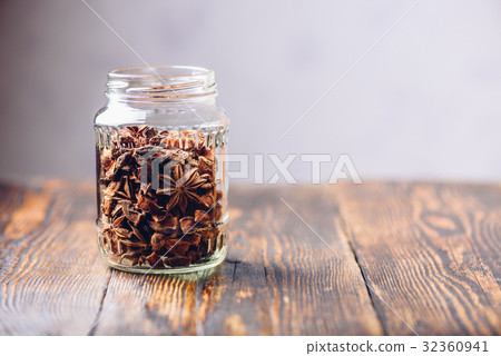 Jar of Star Anise. 32360941