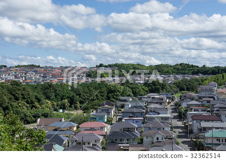Residential area that was built in the 1970s Residential area that was built in the 1970s 32362514