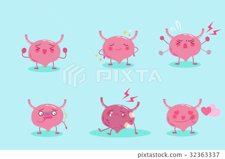 cute cartoon bladder 32363337