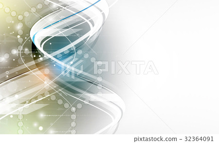 dna and medical and technology molecule background dna and medical and technology molecule background 32364091