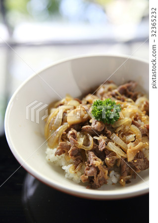 Gyudon beef bowl Japanese food Gyudon beef bowl Japanese food 32365232