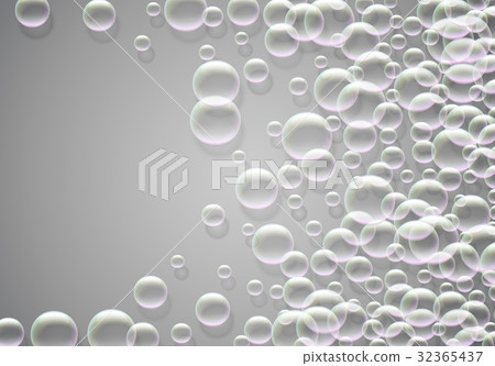 Soap bubbles abstract background with rainbow 32365437