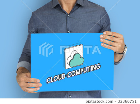 Data computing cloud icon graphic Data computing cloud icon graphic 32366751