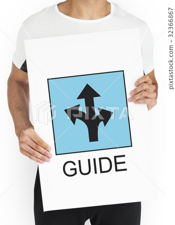 Roadsign Direction Graphic Icon Word 32366867
