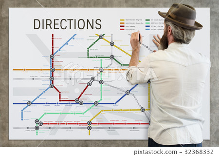 Route Map Destination Navigation Guidance Plan 32368332