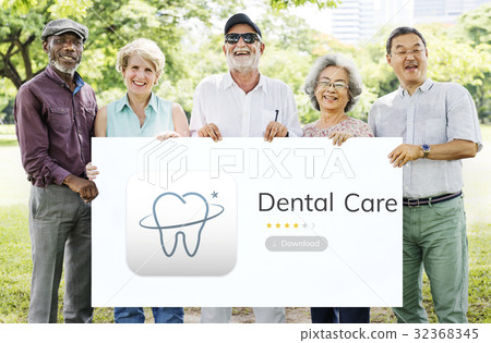 Illustration of dental care application 32368345
