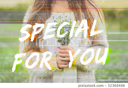Special For You Flower Phrase Words 32368486