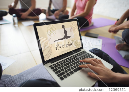 Diversity People Exercise Class Relax Concept 32369851