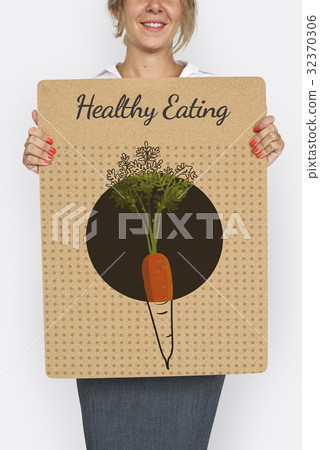 Healthy Eating Food Lifestyle Organic Wellness Graphic 32370306