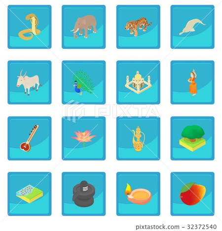 India icon blue app 32372540