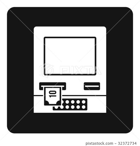 ATM bank cash machine icon simple ATM bank cash machine icon simple 32372734