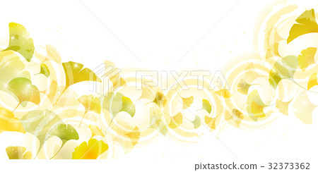 Ginkgo autumn leaves autumn background 32373362
