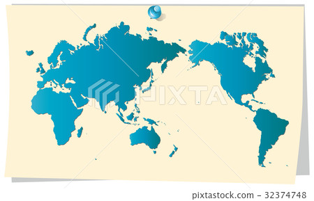 World map memo 5 32374748