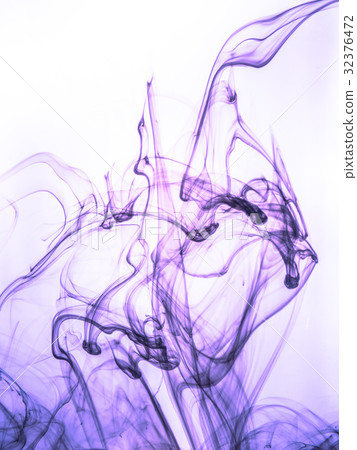 Ink swirl in a water on color background. The Ink swirl in a water on color background. The 32376472