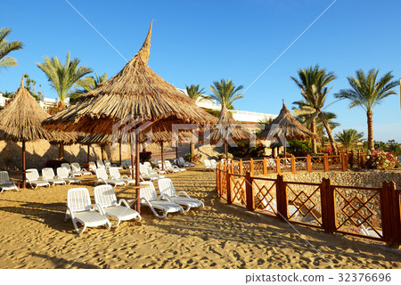 Beach at the luxury hotel, Sharm el Sheikh, Egypt Beach at the luxury hotel, Sharm el Sheikh, Egypt 32376696