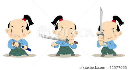 Samurai Character · 3 patterns 32377063