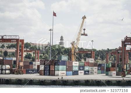 Cargo Port of Istanbul in Turkey. Cargo Port of Istanbul in Turkey. 32377158