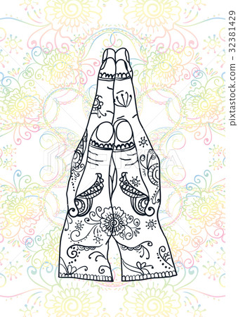 Element yoga mudra hands namaste 32381429
