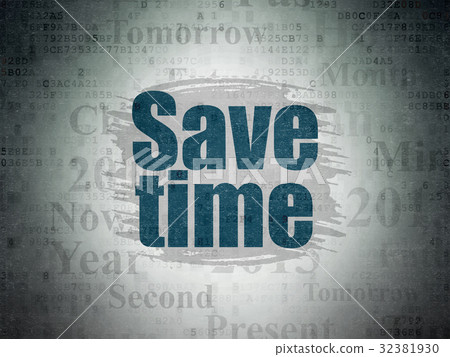 Timeline concept: Save Time on Digital Data Paper 32381930