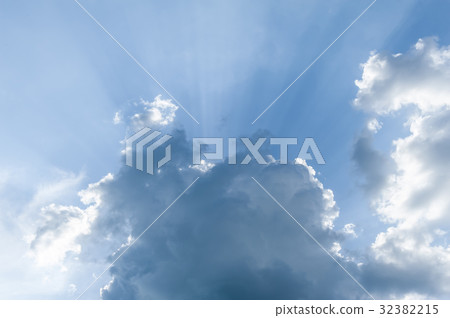 blue sky background with tiny clouds 32382215