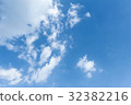 blue sky background with tiny clouds 32382216