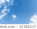 blue sky background with tiny clouds 32382217