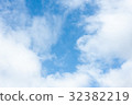blue sky background with tiny clouds 32382219
