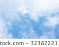 blue sky background with tiny clouds 32382221