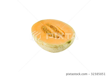 sliced of Cantaloupe melon isolated sliced of Cantaloupe melon isolated 32385851