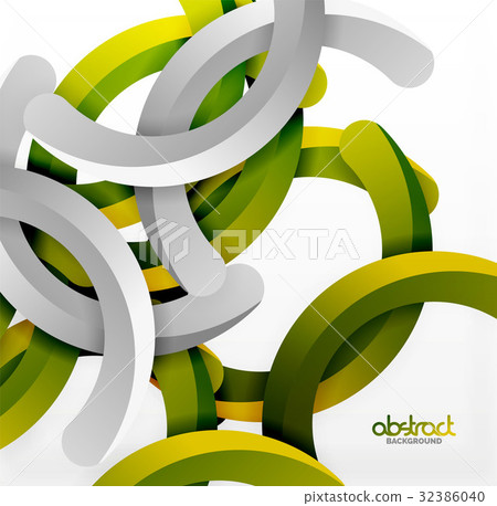 Modern 3d geometrical style background, arch 32386040
