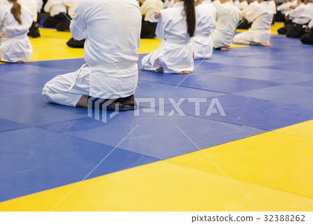 People practice Aikido People practice Aikido 32388262