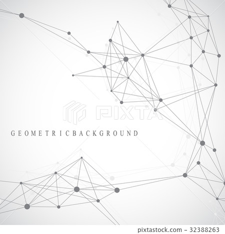 Geometric graphic background molecule and Geometric graphic background molecule and 32388263