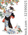 Utagawa Kuniyoshi Five Years Festival Yuri Tanabata image illustration 32390025