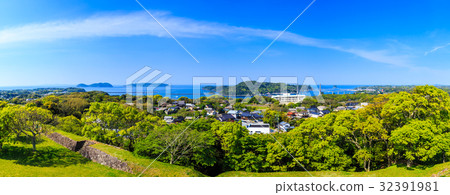 名古屋城堡遺址Kabejima / Yobuko Ohashi View Saga Karatsu Panorama 名古屋城堡遺址Kabejima / Yobuko Ohashi View Saga Karatsu Panorama 32391981