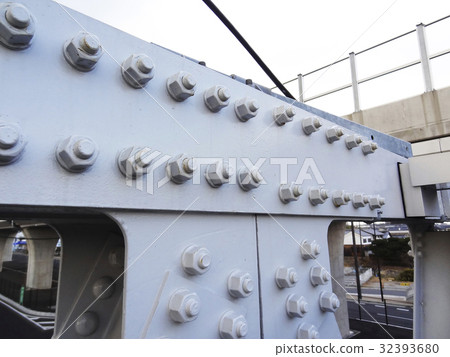 人行橋橋樑鋼製框架和螺栓 人行橋橋樑鋼製框架和螺栓 32393680