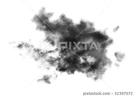 Textured Smoke,isolated on white background Textured Smoke,isolated on white background 32397072
