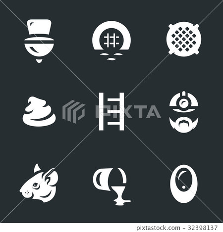 Vector Set of Sewerage Icons. Vector Set of Sewerage Icons. 32398137