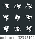 Vector Set of Fantasy characters Icons. 32398494