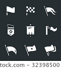 Vector Set of Various Flags Icons. 32398500