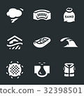 Vector Set of Flood Icons. 32398501