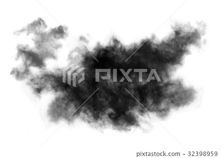 Textured Smoke,isolated on white background 32398959