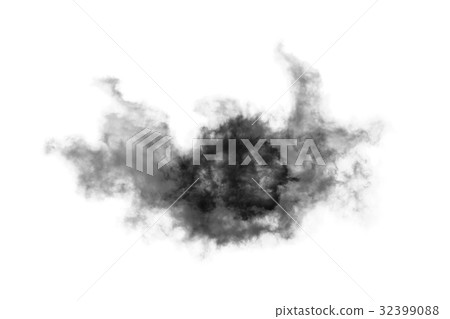 Textured Smoke,isolated on white background Textured Smoke,isolated on white background 32399088