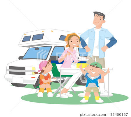 露營者，露營家庭。 32400167