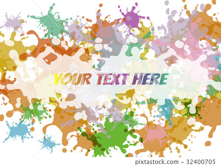 Abstract colorful splash on white background Abstract colorful splash on white background 32400705