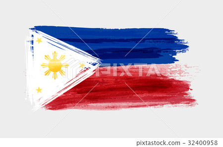 Brushed Flag of the Philippines Brushed Flag of the Philippines 32400958