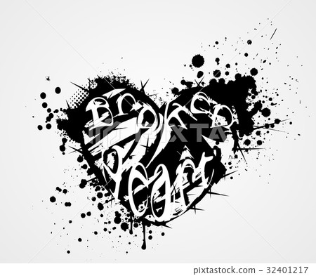 Broken grunge heart 32401217